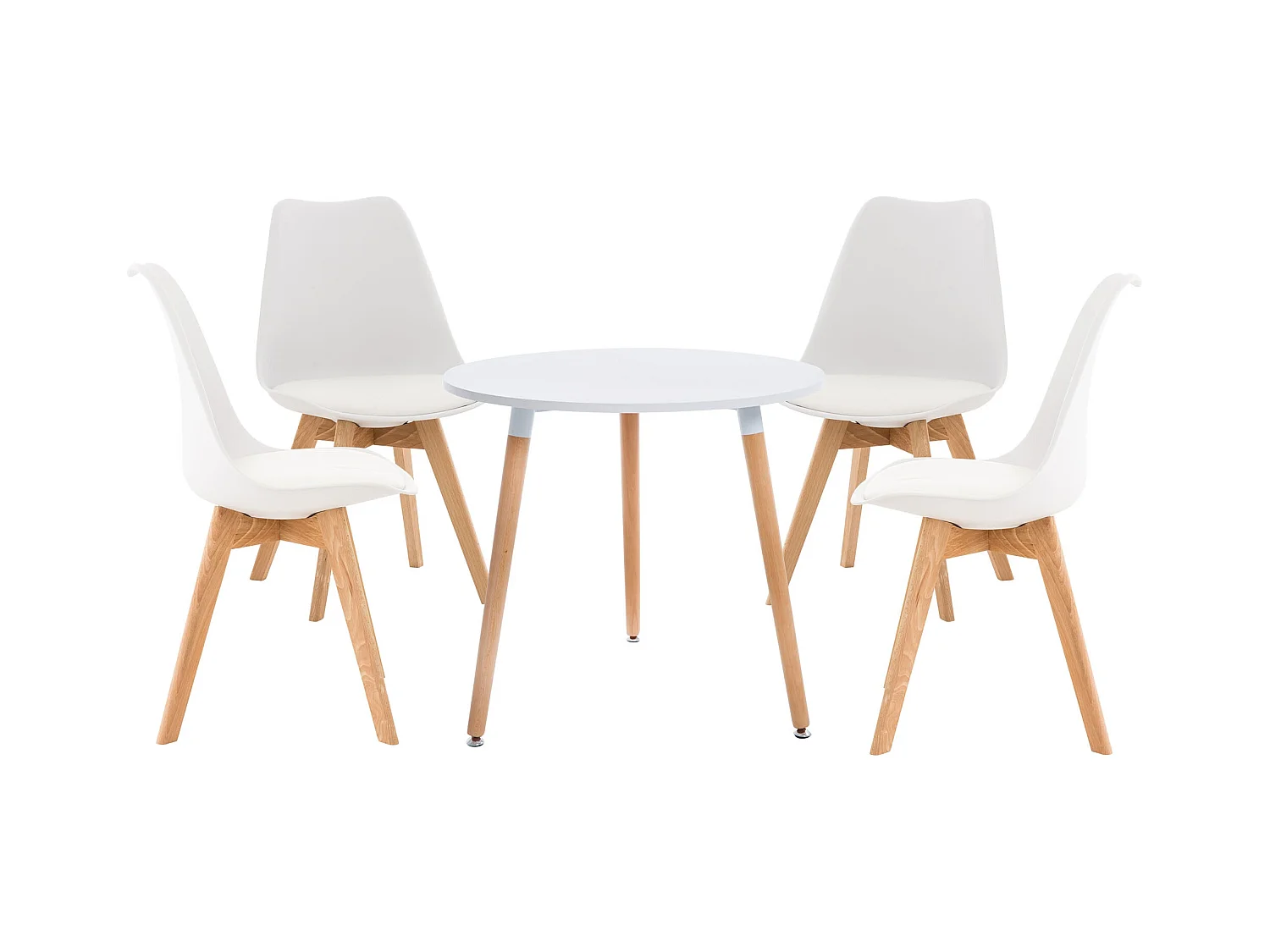 Ensemble de salle à manger - Table + 4 Chaises - Lansgar