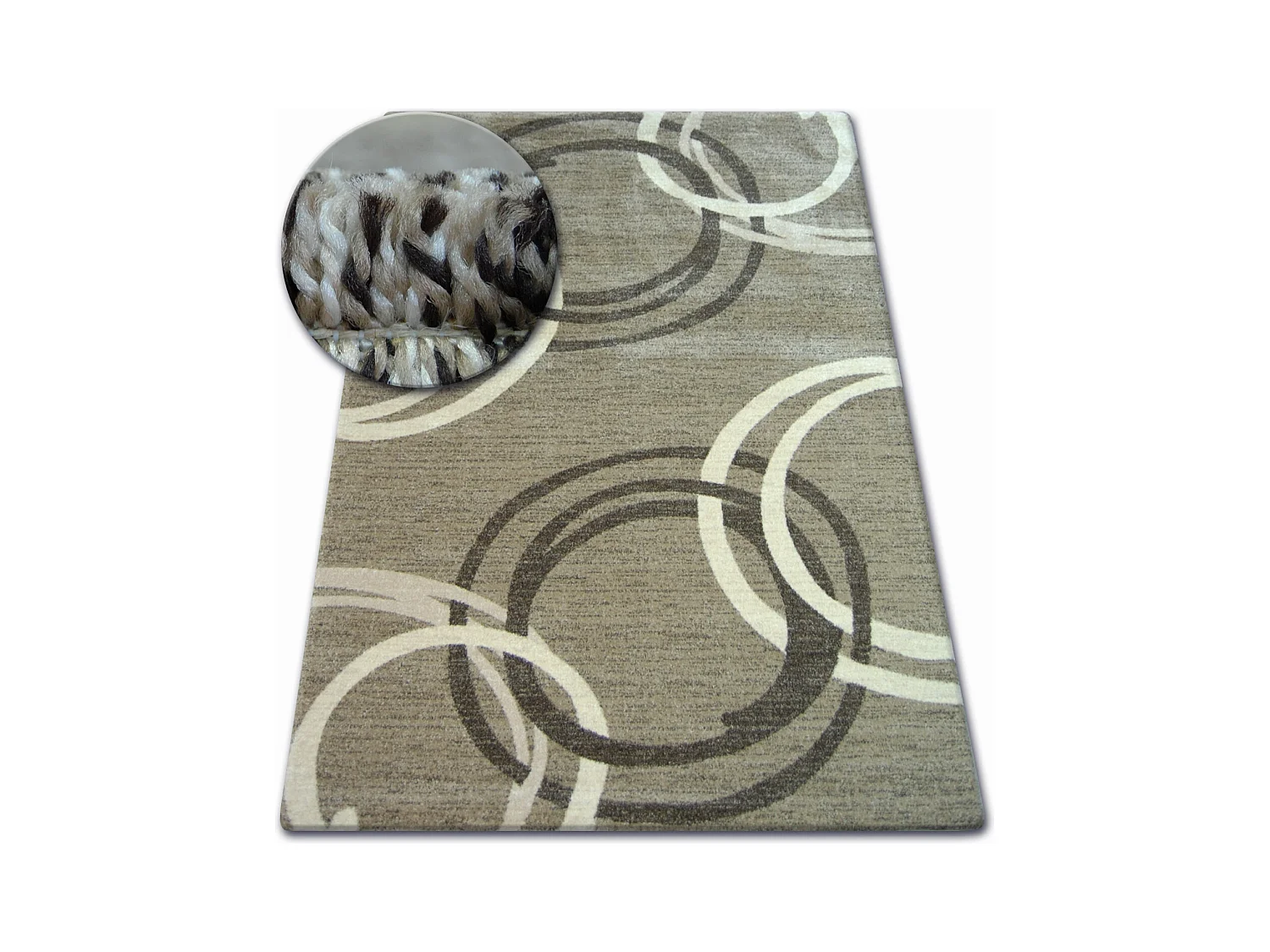 Tapis SHADOW 8645 beige foncé / marron 120x170 cm