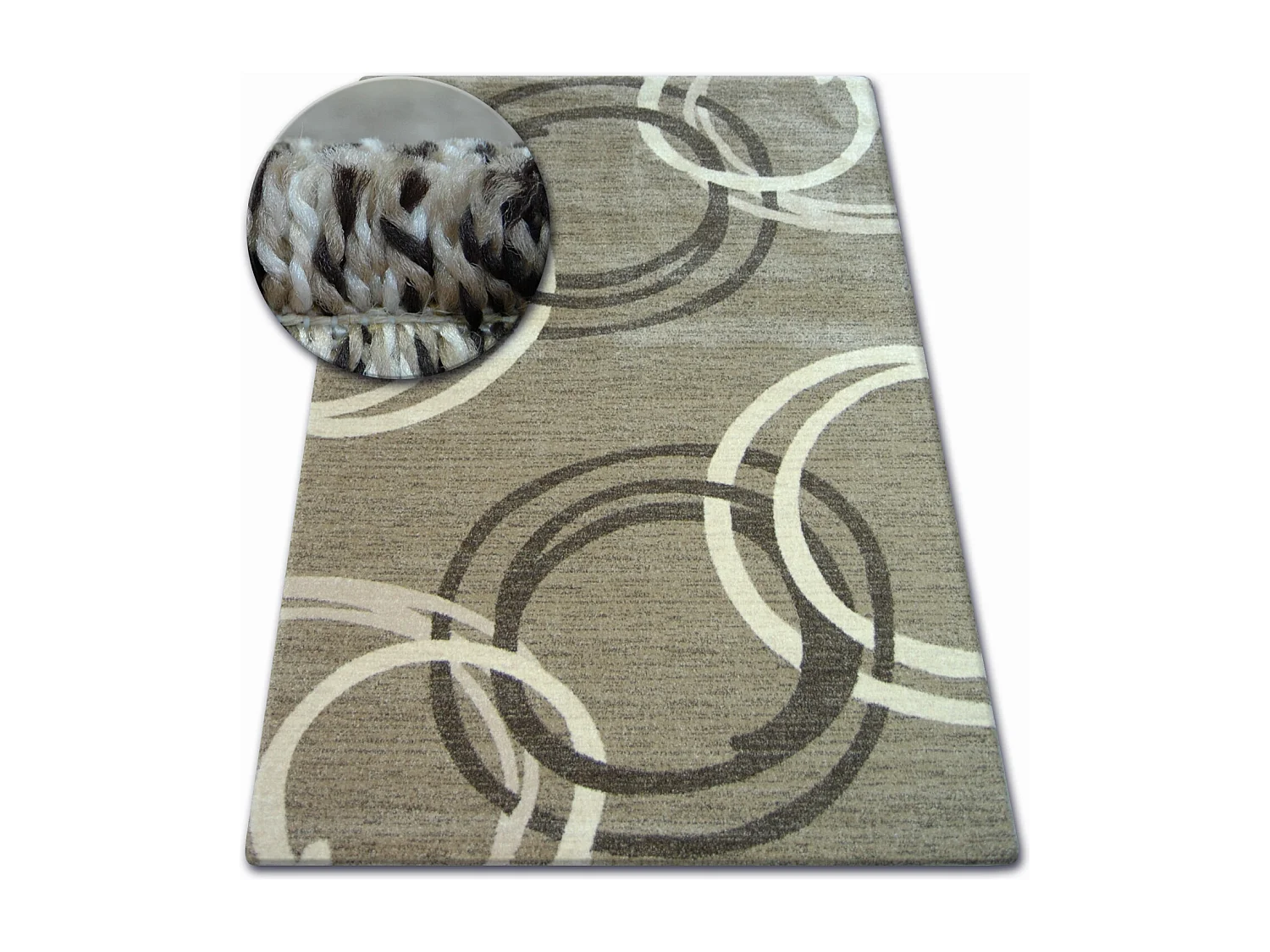 Dywan SHADOW 8645 dark beige / brown 120x170 cm