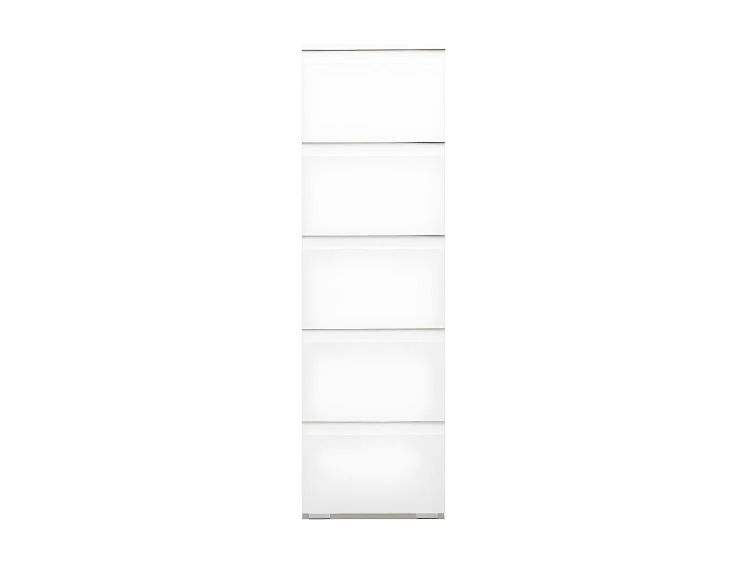 Commode fine 5 tiroirs Image blanc