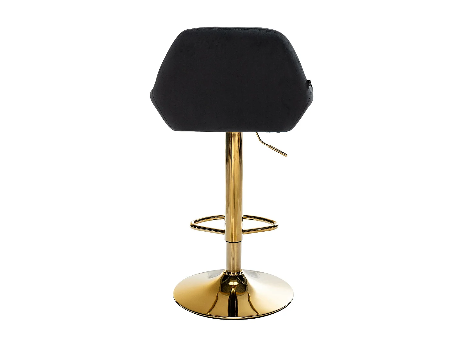 Tabouret de bar - Velours - Noir - Braga