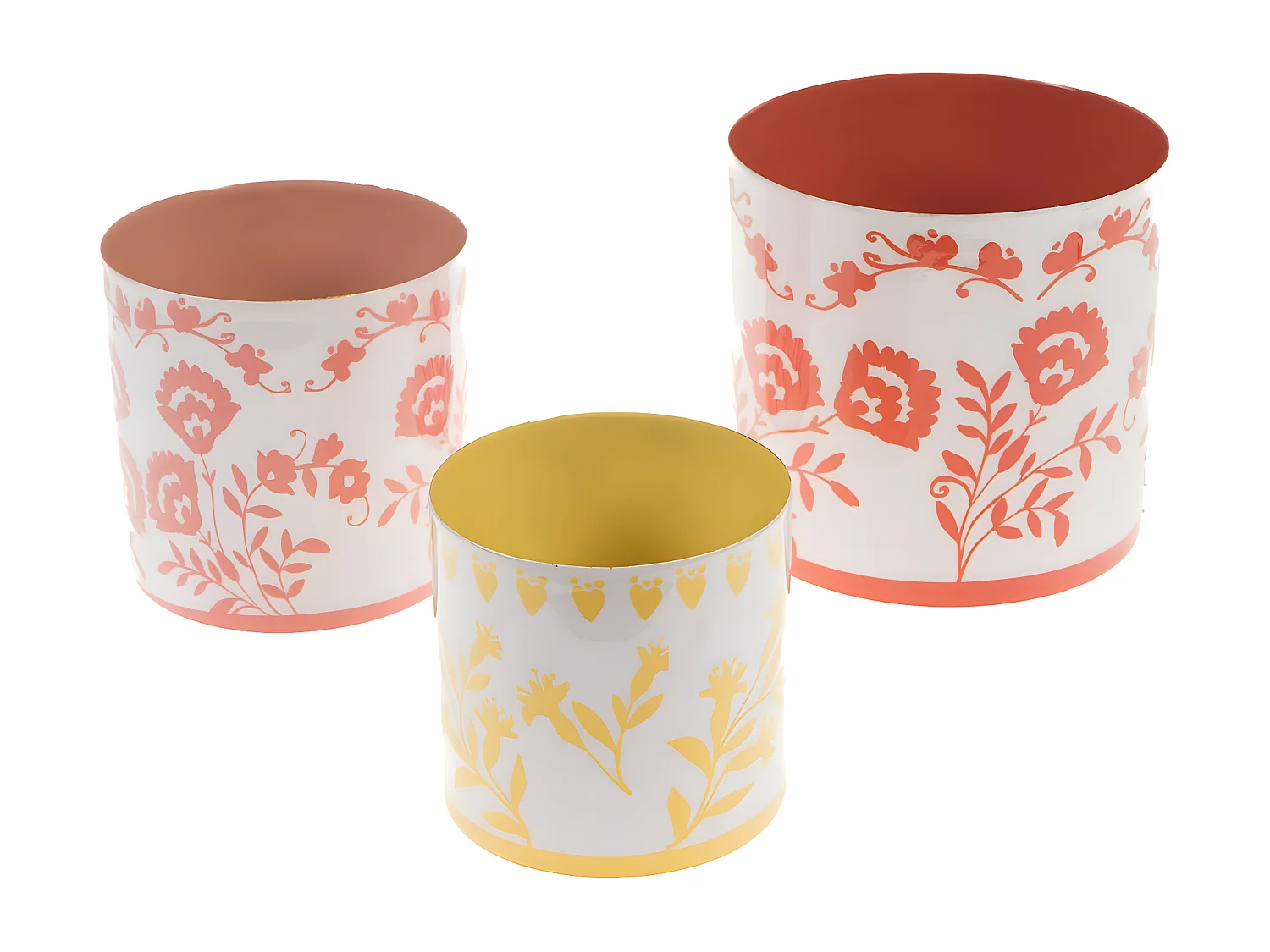 Set de 3 cache pots Monica