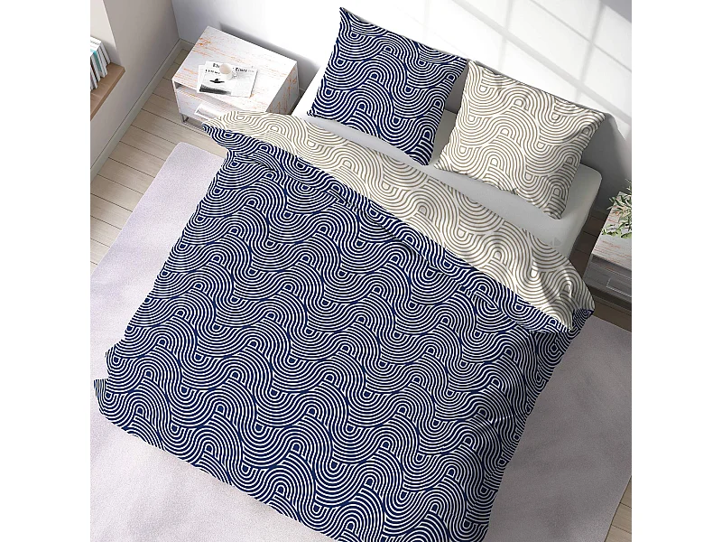 Parure de lit 3 pièces 240x220 ANIA 100% polyester microfibre