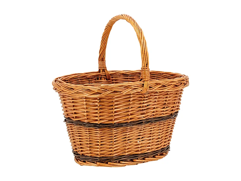 Panier de marché en osier buff 2