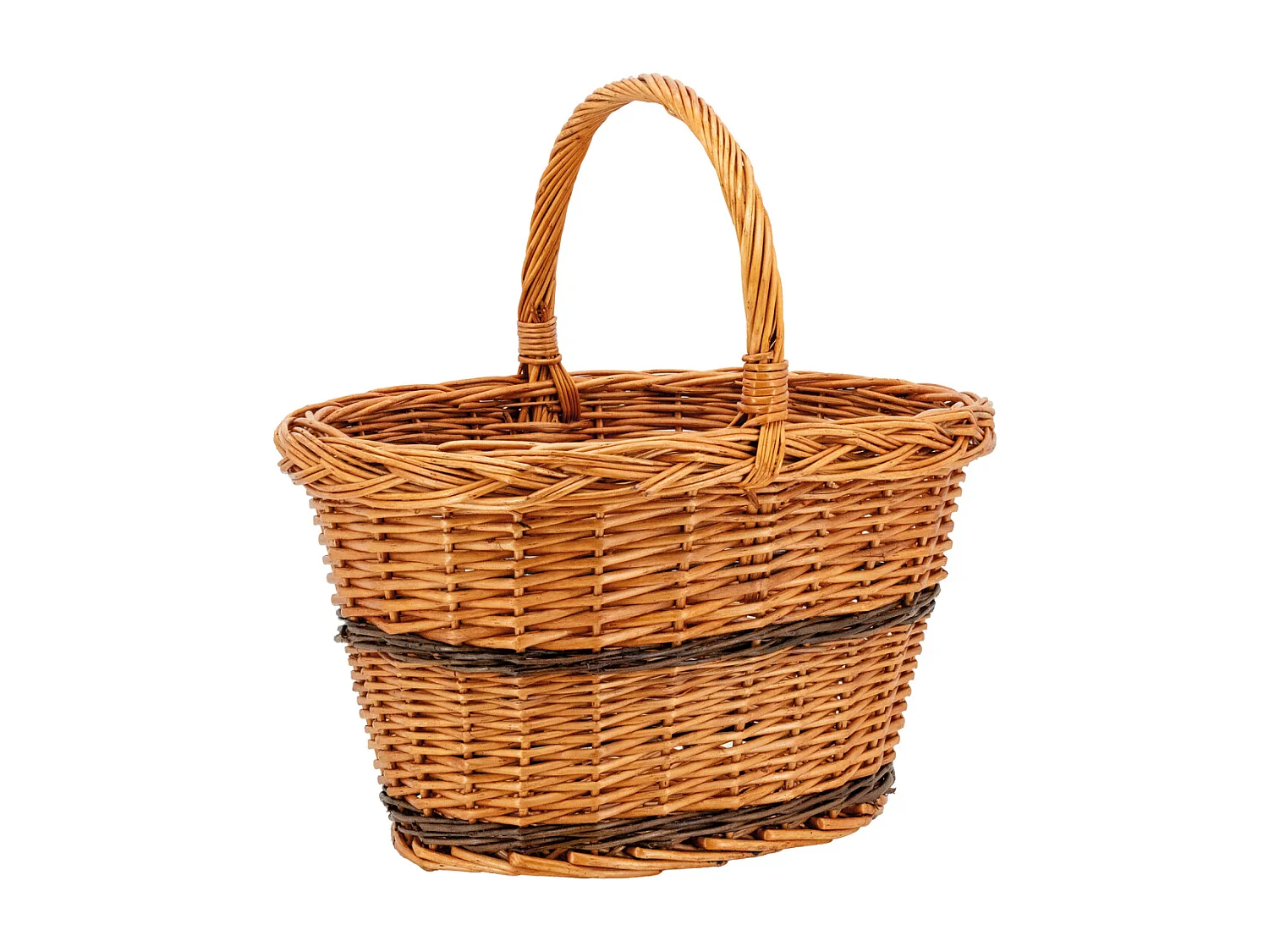 Panier de marché en osier buff 2