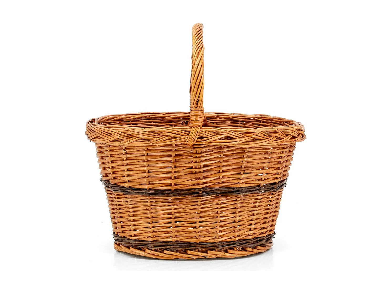 Panier de marché en osier buff 2