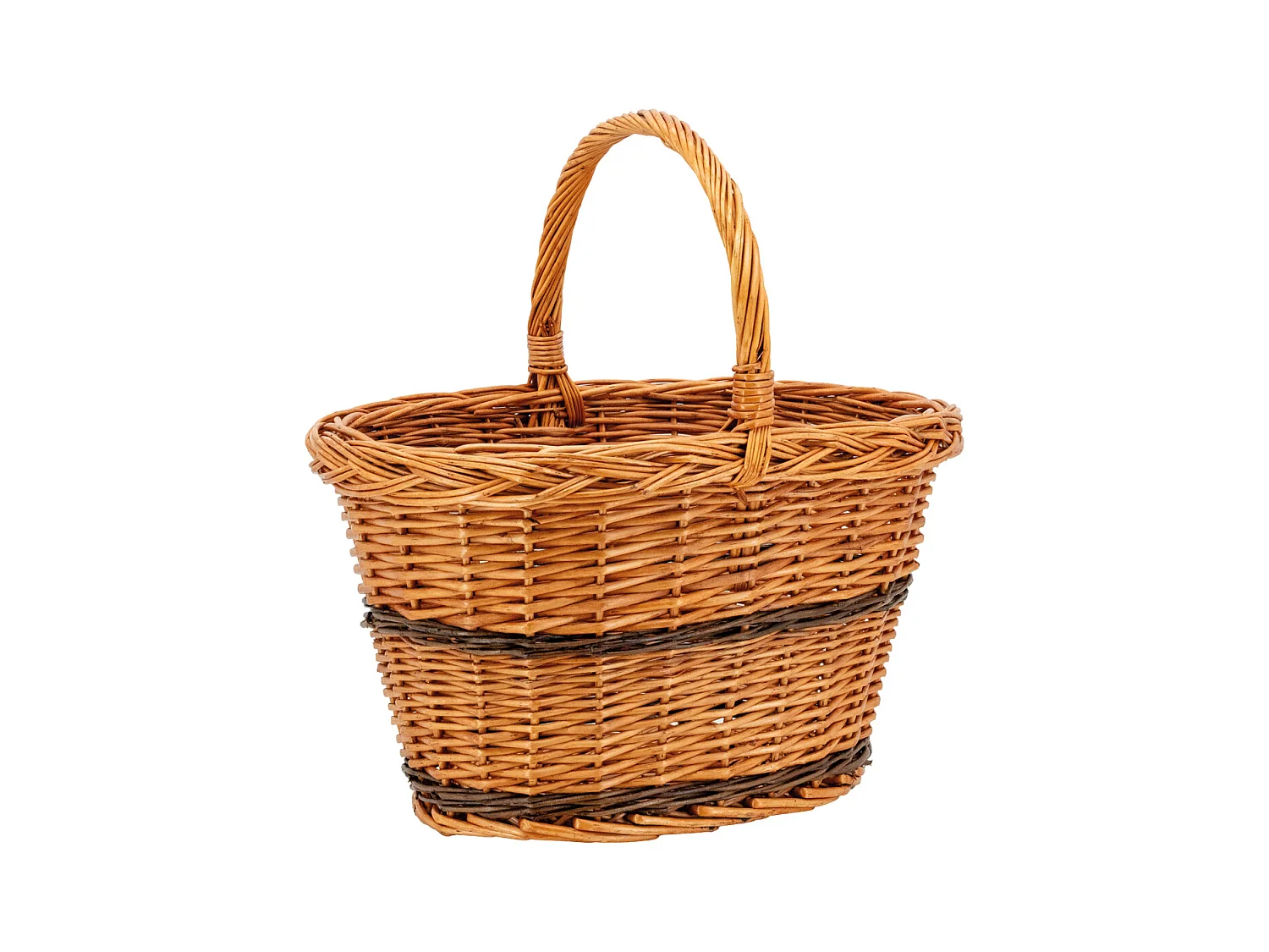 Panier de marché en osier buff 2