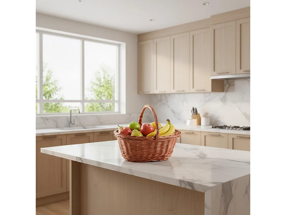 Panier en osier Ovale