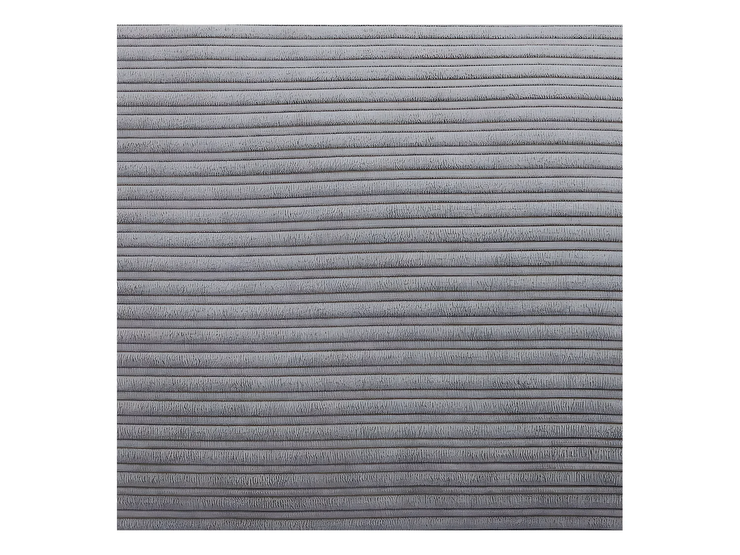 2-zits slaapbank voor bijzetbed afmeting 145 x 190 cm in grijs ribfluweel met massief houten poten - ARI