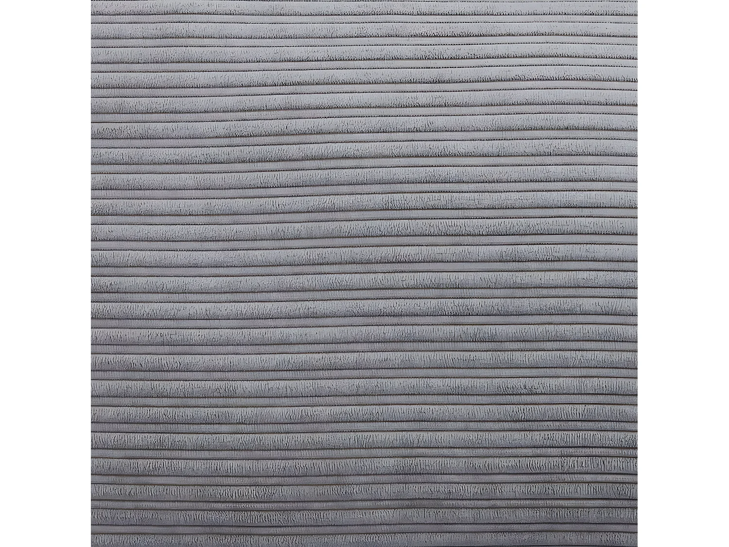 Canapé-lit BZ 2 places pour couchage d’appoint taille 145 x 190 cm en velours côtelé gris et pieds en bois massif - ARI