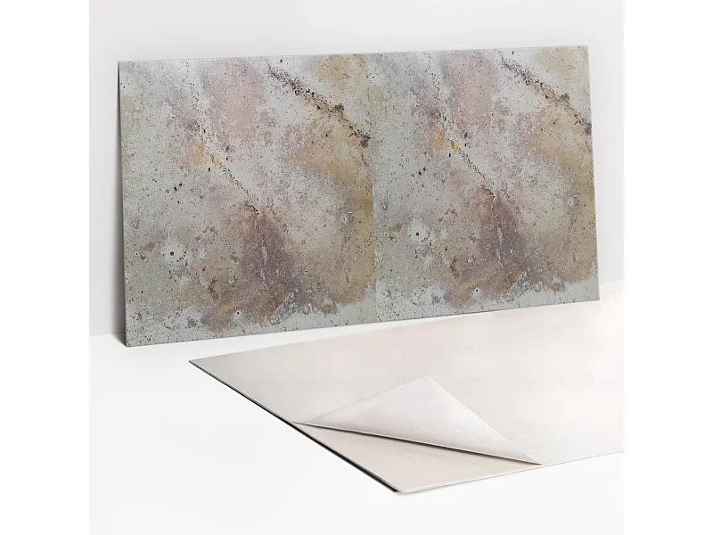 Selbstklebende wasserdichte Vinyl-Wandpaneele – Steinstruktur 100 x 50 cm