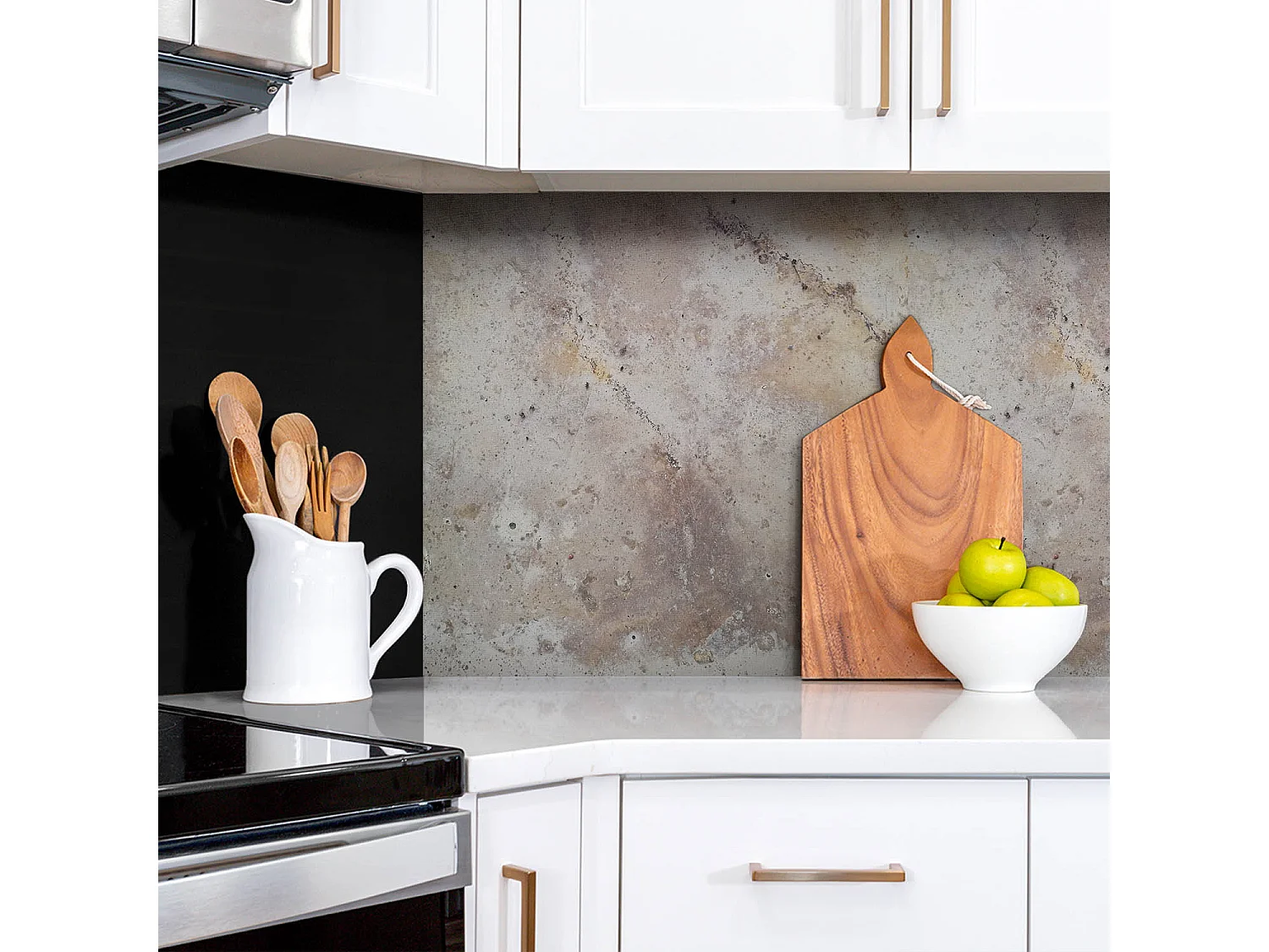 Selbstklebende wasserdichte Vinyl-Wandpaneele – Steinstruktur 100 x 50 cm