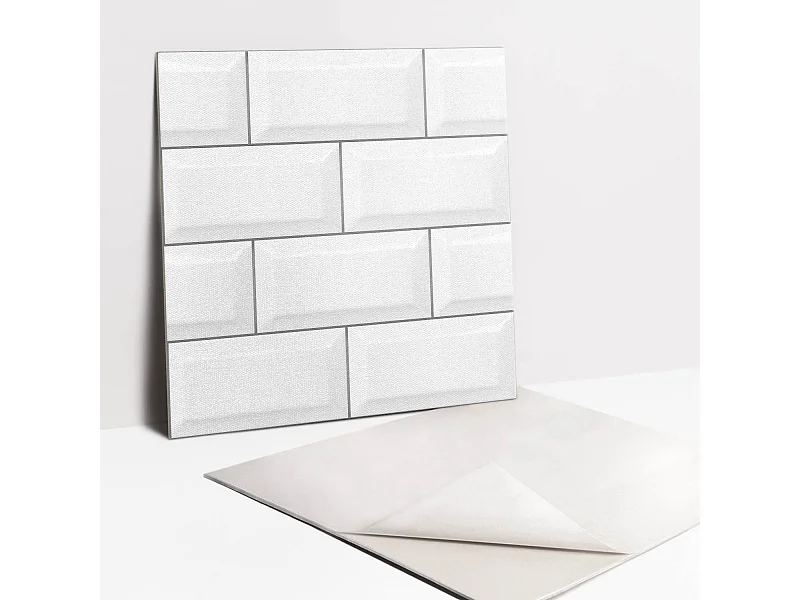 Selbstklebende Fliesen - Vinyl - Moderne Ziegel 9x30x30