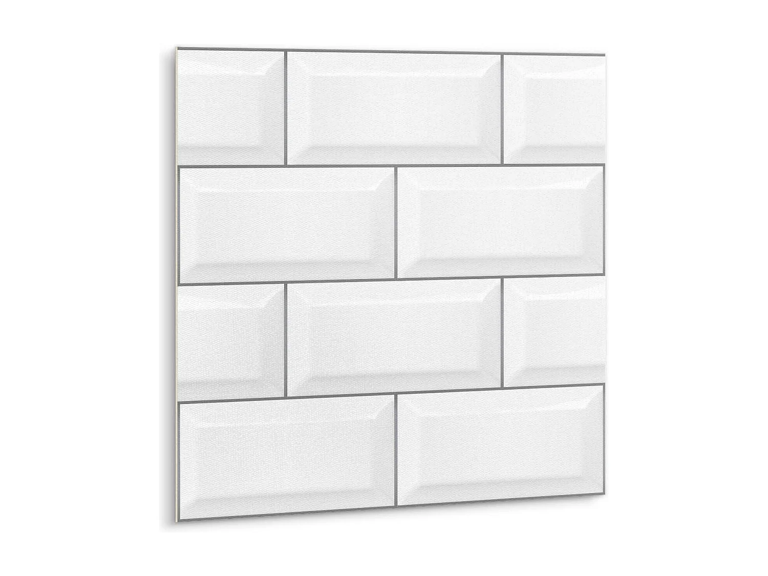 Selbstklebende Fliesen - Vinyl - Moderne Ziegel 9x30x30