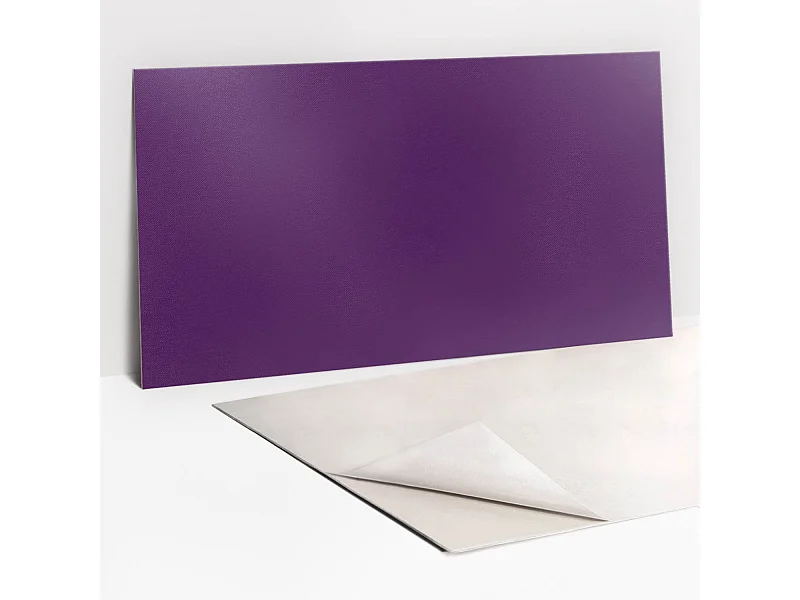 Zelfklevende waterdichte vinyl wandpanelen - Paarse kleur 100 x 50 cm