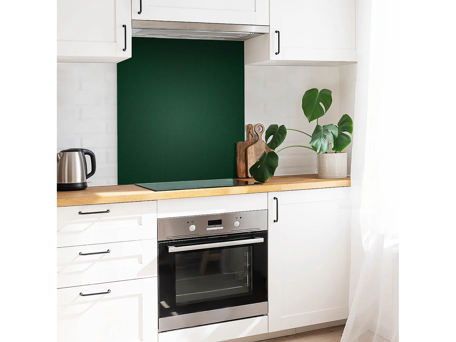 Carrelage autocollant - vinyle - Coloris vert 9x30x30