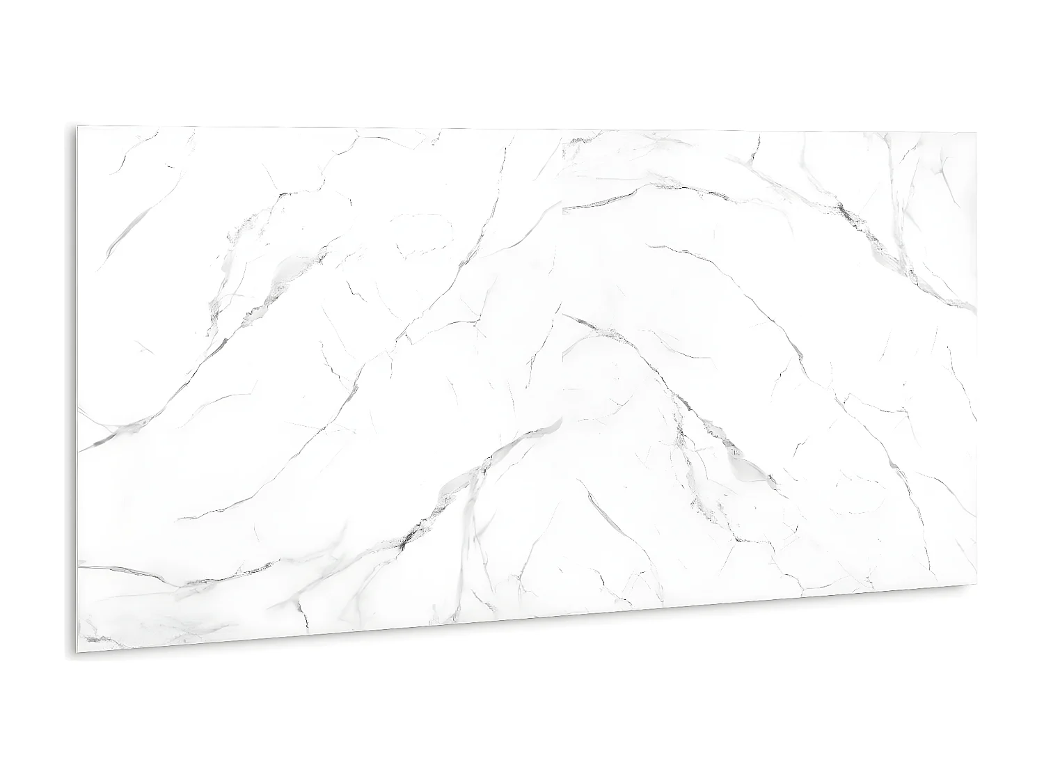 Panneaux muraux autocollants en vinyle imperméable - Marbre clair 100 x 50 cm