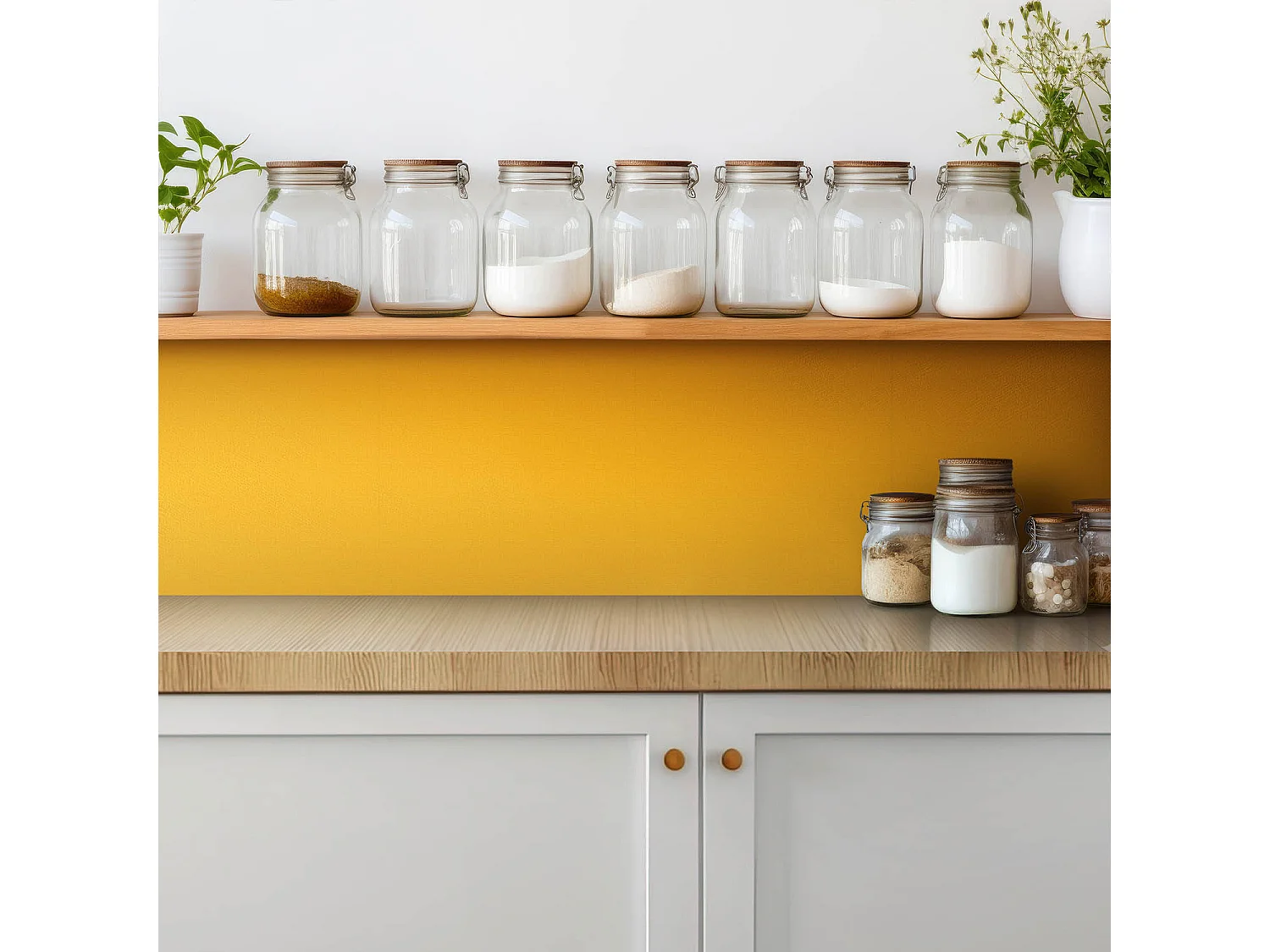 Carrelage autocollant - vinyle - Coloris Orange 9x30x30