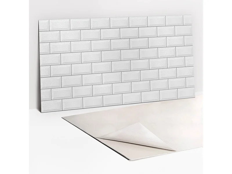 Selbstklebende wasserdichte Vinyl-Wandpaneele – Moderne Ziegel 100 x 50 cm