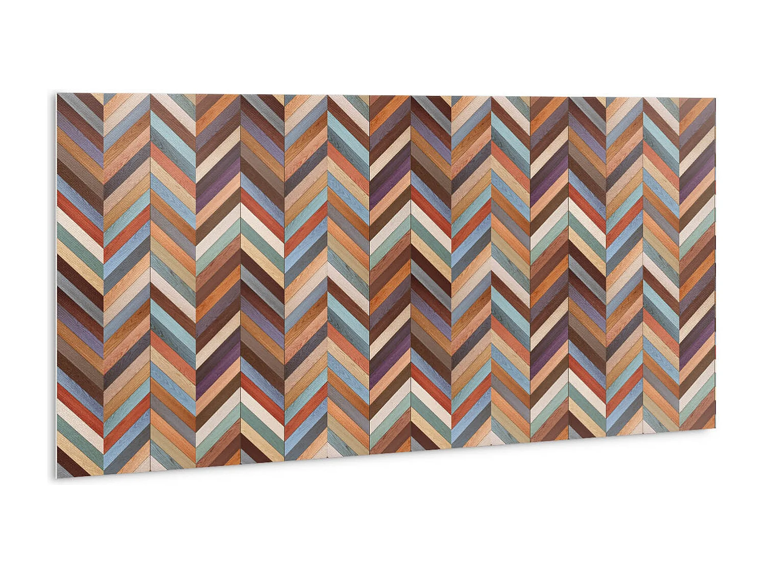 Selbstklebende wasserfeste Vinyl-Wandpaneele – Bunte Platten 100 x 50 cm