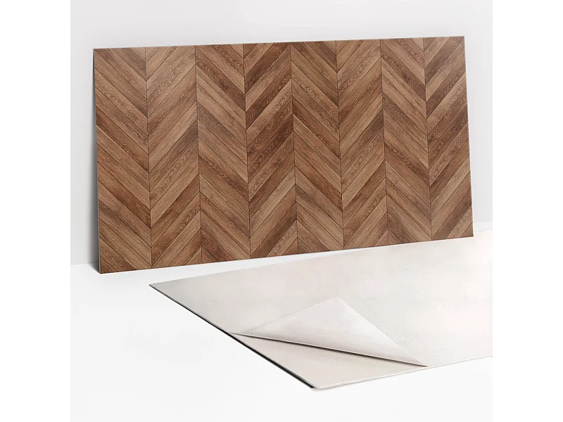 Selbstklebende wasserfeste Vinyl-Wandpaneele – Holzbretter 100 x 50 cm