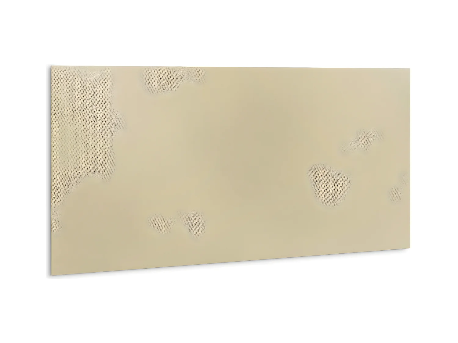 Zelfklevende waterdichte vinyl wandpanelen - Beige kleur 100 x 50 cm