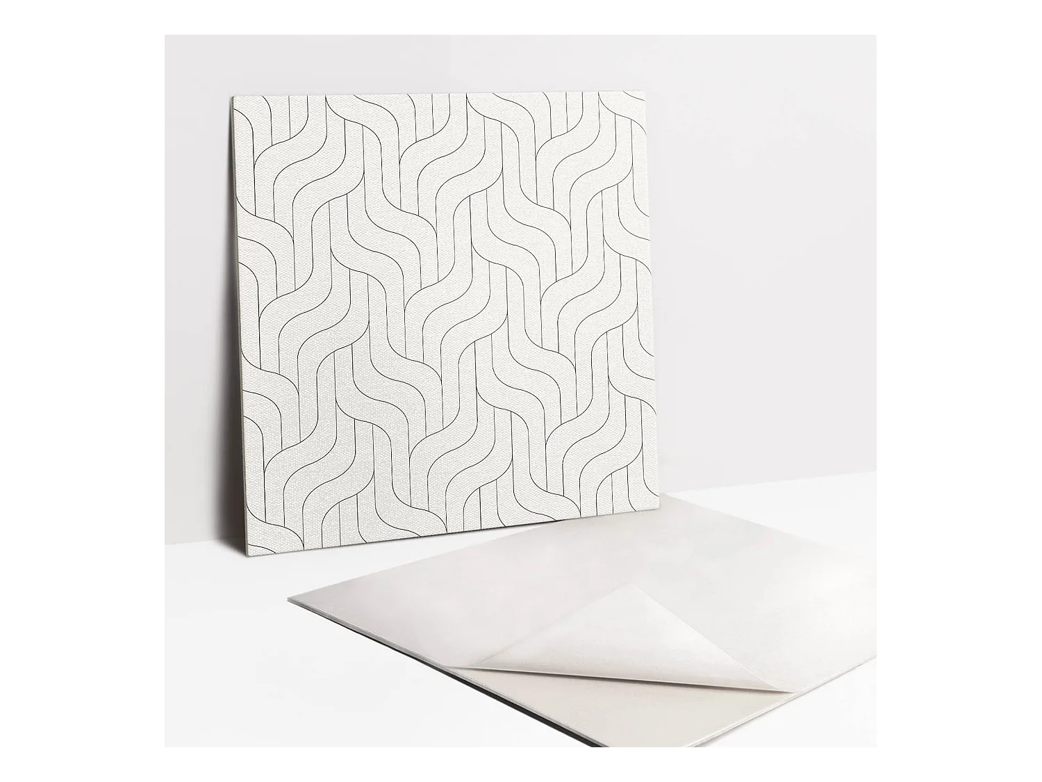 Carreaux autocollants - vinyle - Lignes régulières 9x30x30