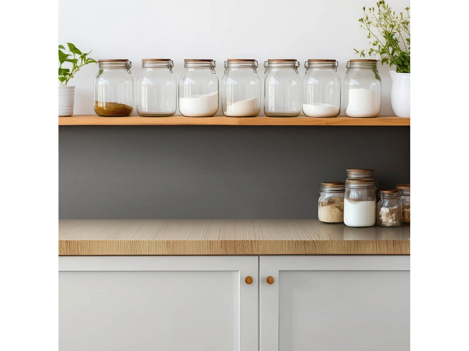 Carrelage autocollant - vinyle - Coloris Gris 9x30x30