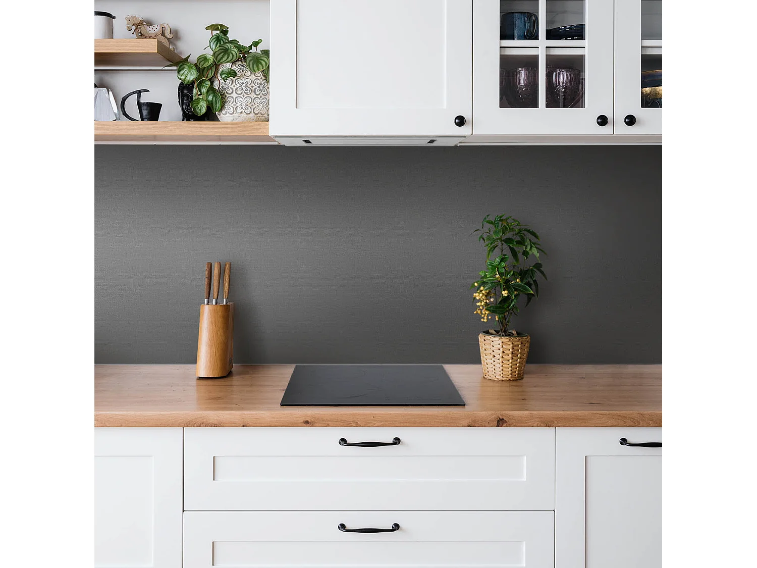 Carrelage autocollant - vinyle - Coloris Gris 9x30x30