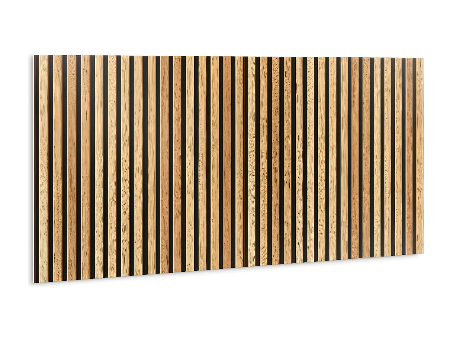 Selbstklebende wasserdichte Vinyl-Wandpaneele – Holzlattenbretter 100 x 50 cm
