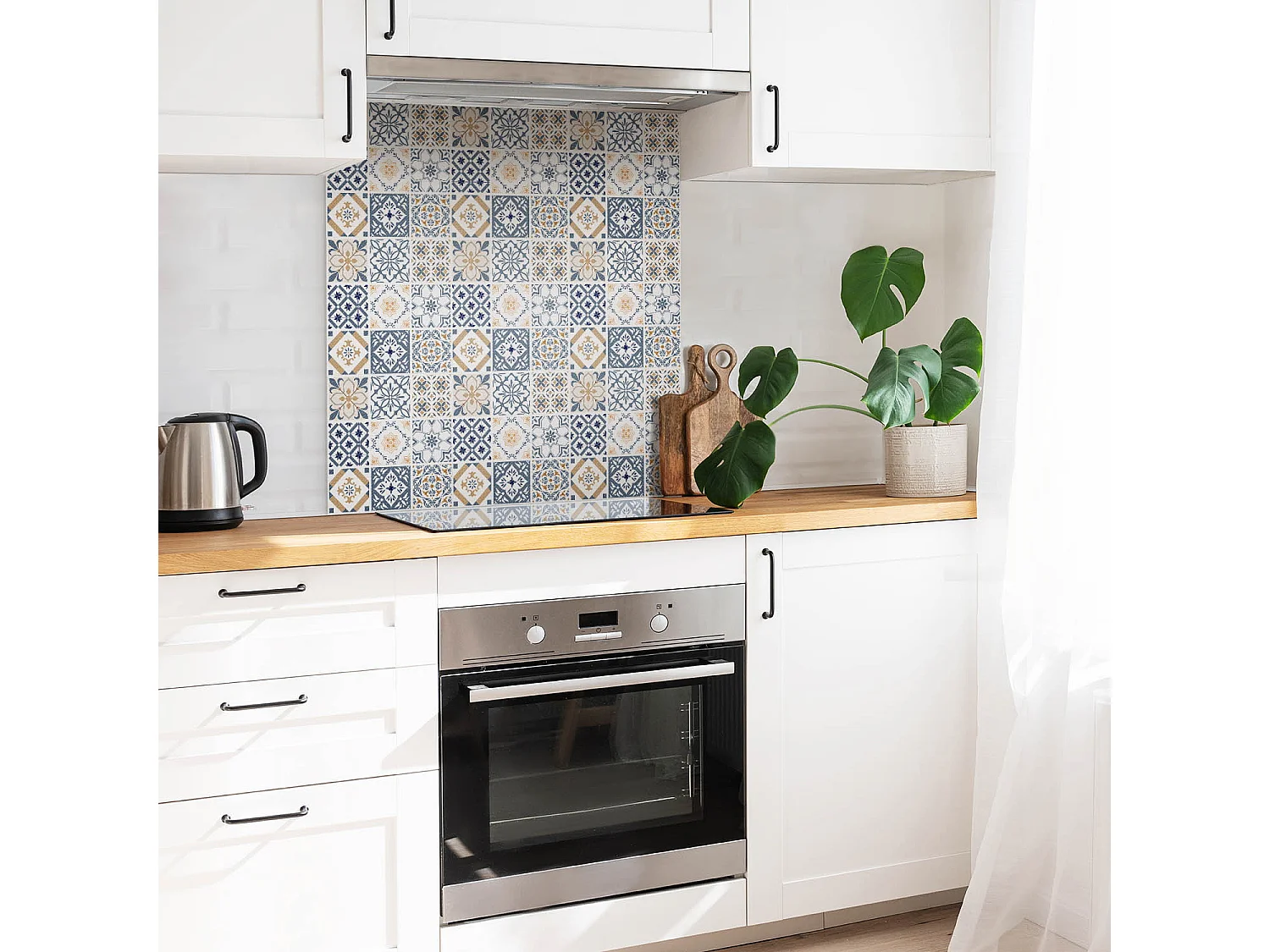 Carrelage autocollant - vinyle - Mosaïque ornementale 9x30x30