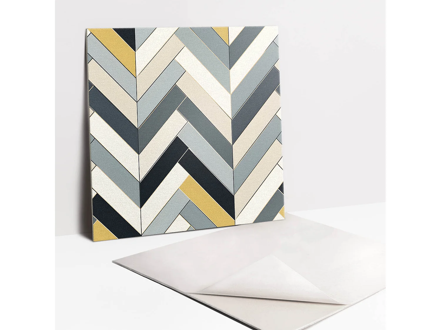 Selbstklebende Fliesen - Vinyl - Parkettzusammensetzung 9x30x30