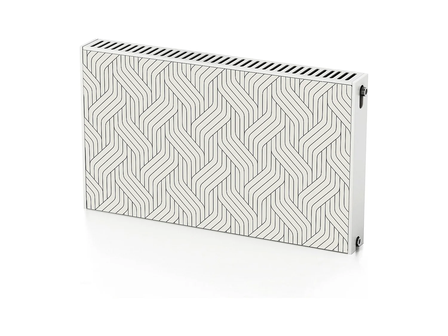 Magnetische mat voor een radiator - 3D-patronen, lijnen 100 x 60 cm, Magneet voor een radiator