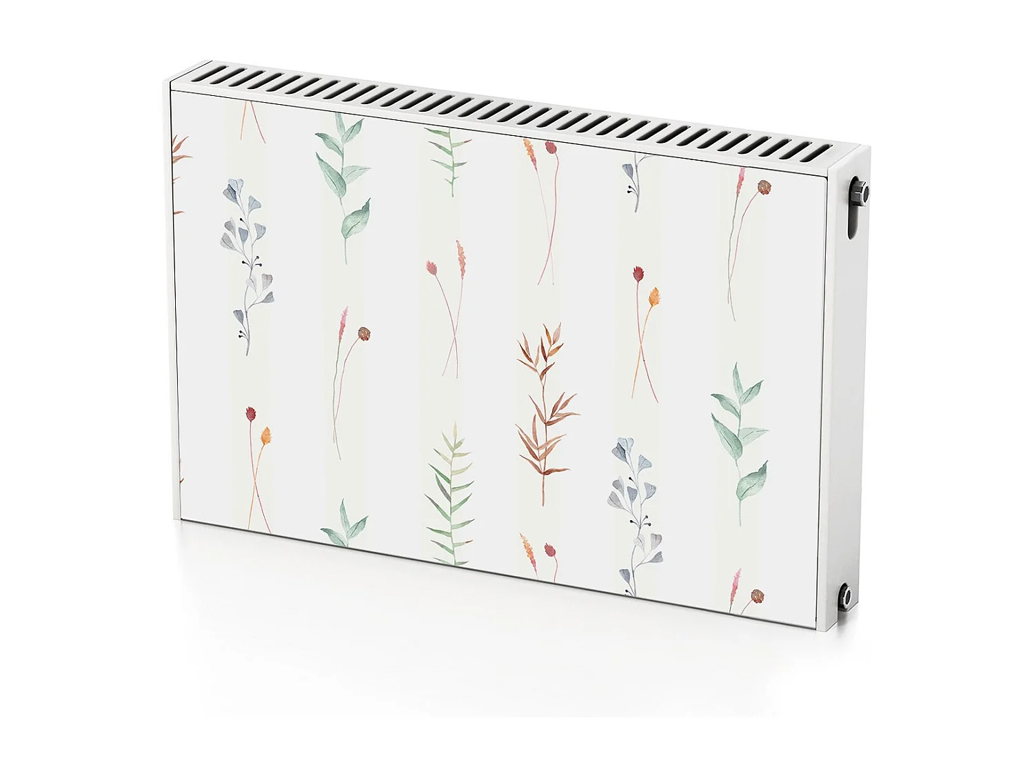 Magnetische mat voor een radiator - Decoratieve bloemen 90 x 60 cm, Magneet voor een radiator