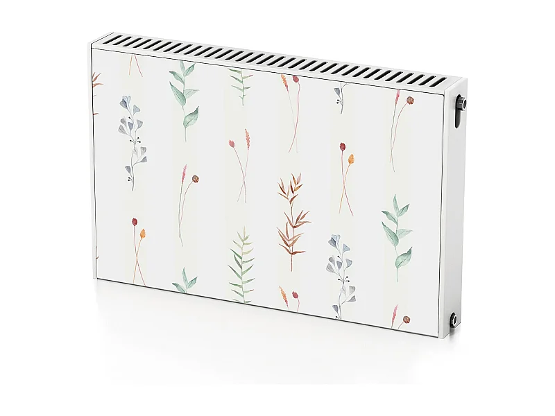 Magnetmatte für einen Heizkörper - Dekorative Blumen 90 x 60 cm, Magnet für einen Heizkörper