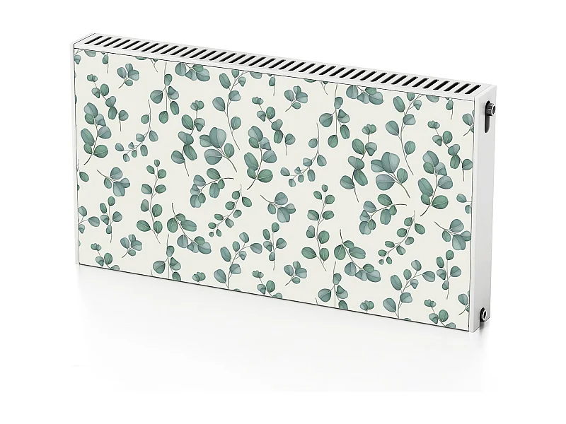 Magnetische mat voor een radiator - Groene bladeren 110 x 60 cm, Magneet voor een radiator