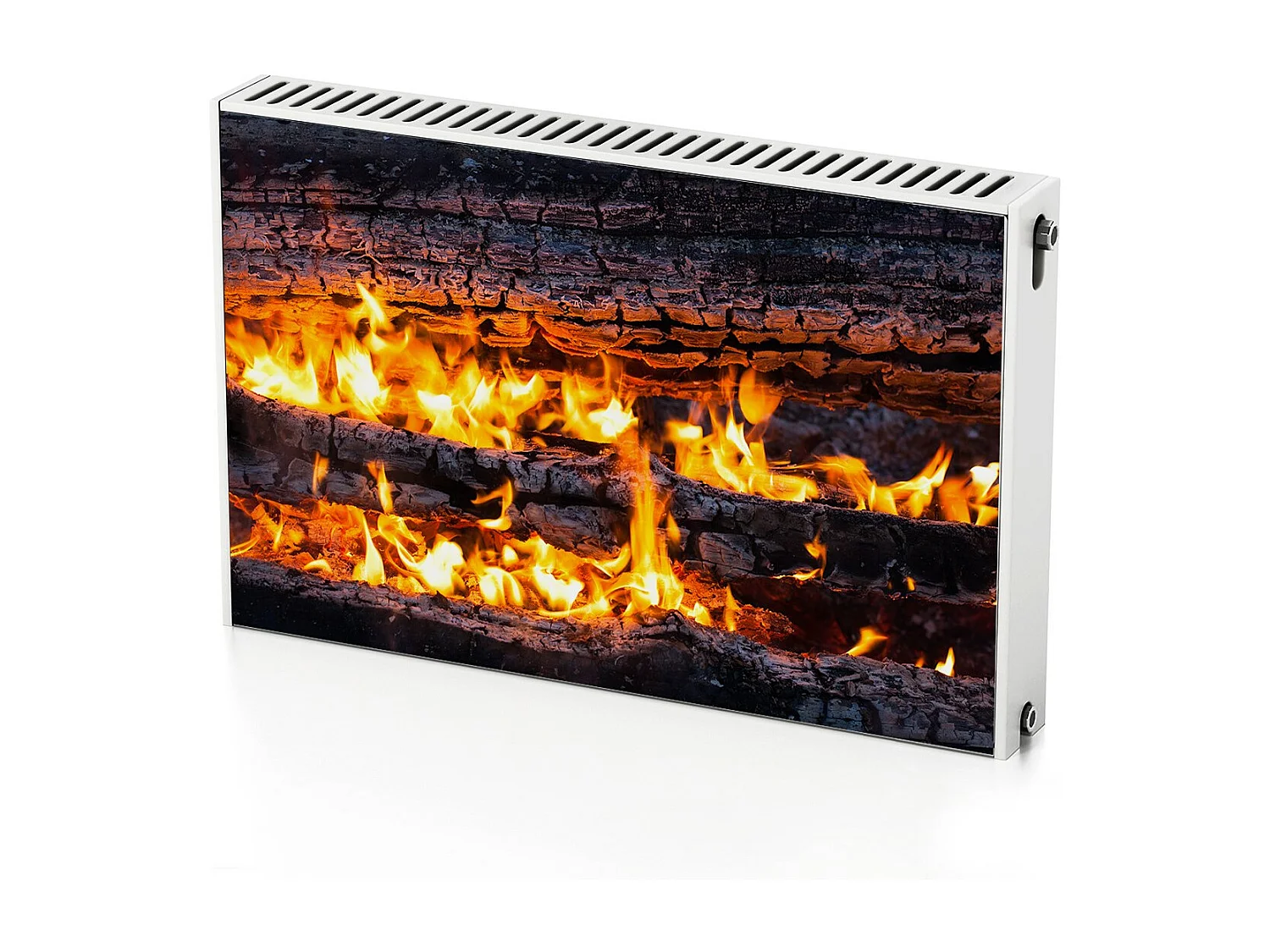 Magnetmatte für einen Heizkörper – Feuerholz 90 x 60 cm, Magnet für einen Heizkörper