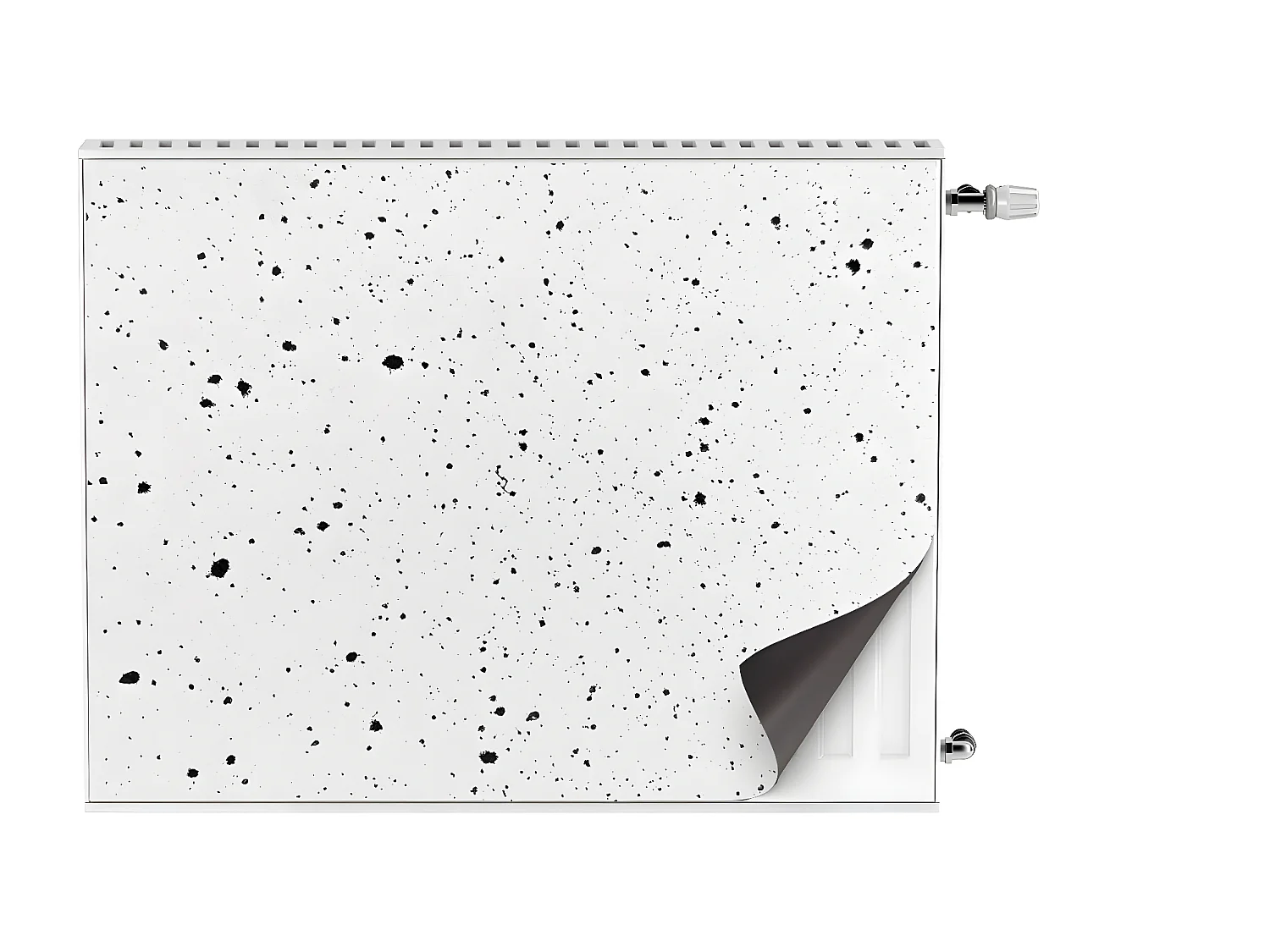 Magnetmatte für einen Heizkörper – Punkte 80 x 60 cm, Magnet für einen Heizkörper