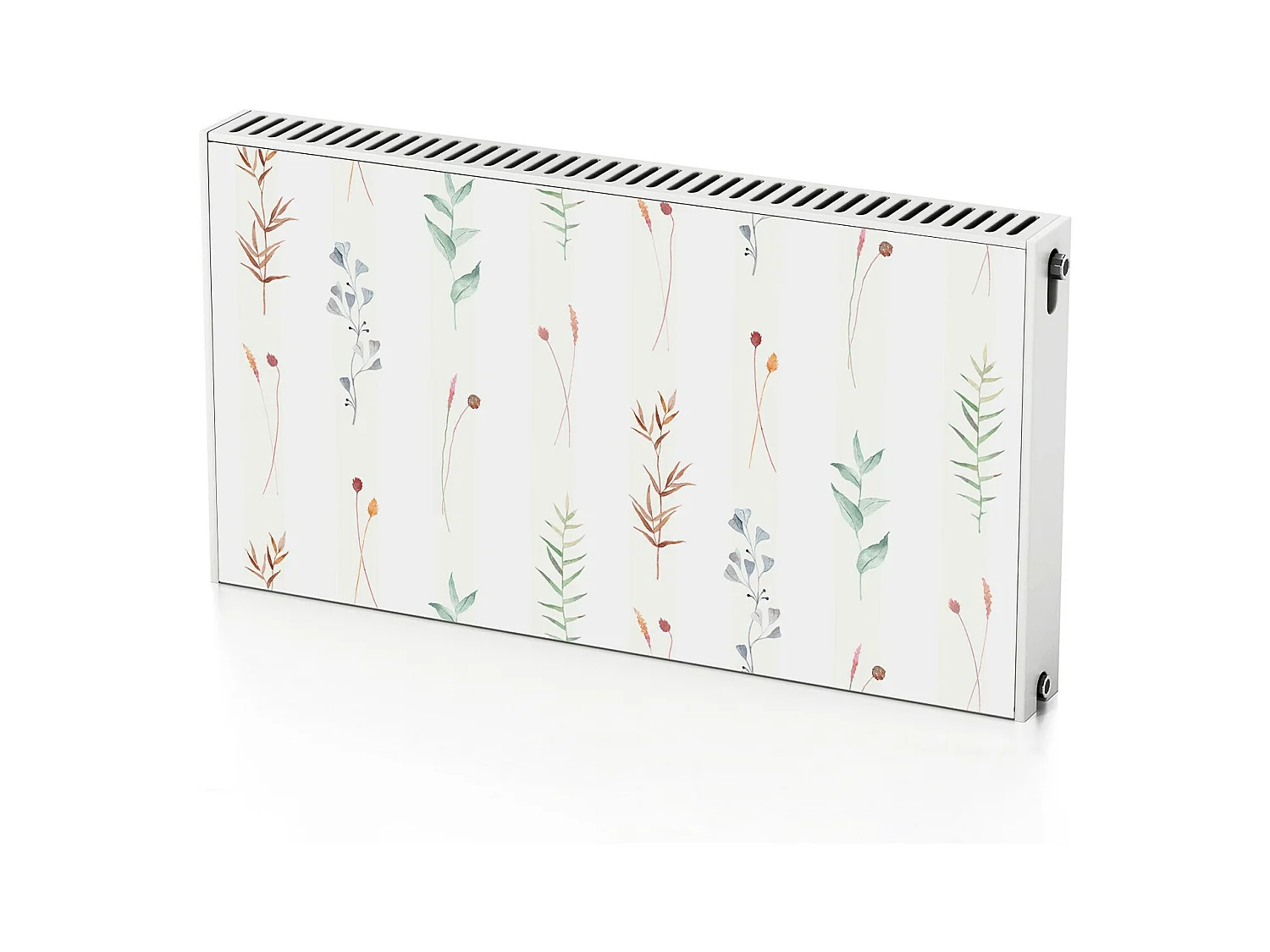 Tapis magnétique pour radiateur - Fleurs décoratives 110 x 60 cm, Aimant pour radiateur