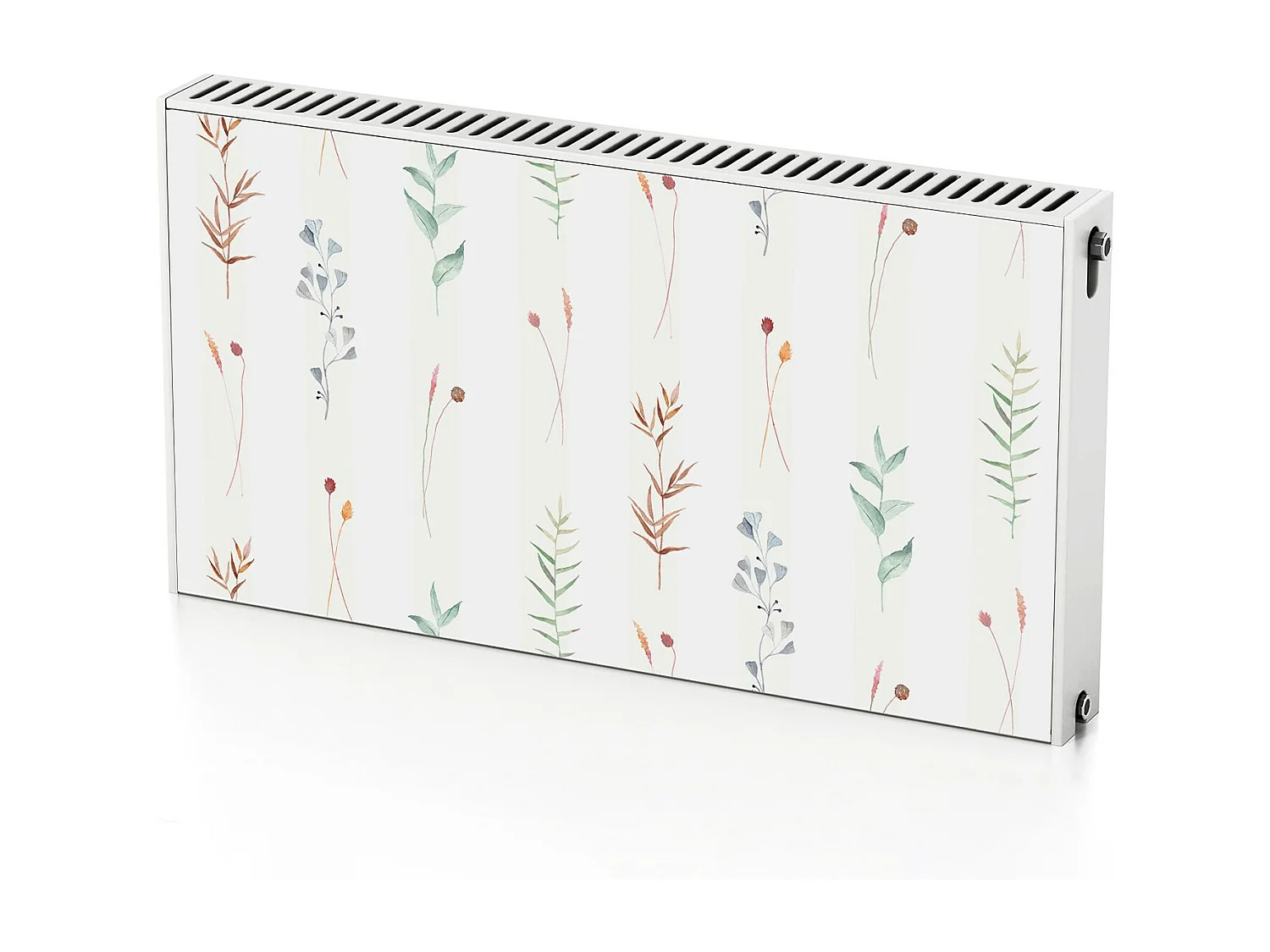 Tapis magnétique pour radiateur - Fleurs décoratives 110 x 60 cm, Aimant pour radiateur