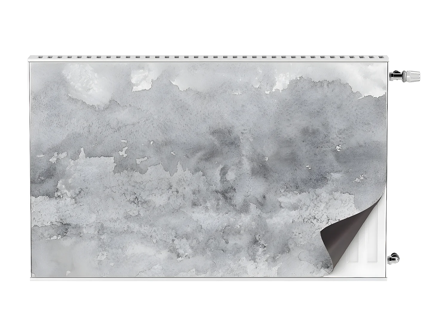 Tapis magnétique pour radiateur - Gris 100 x 60 cm, Aimant pour radiateur