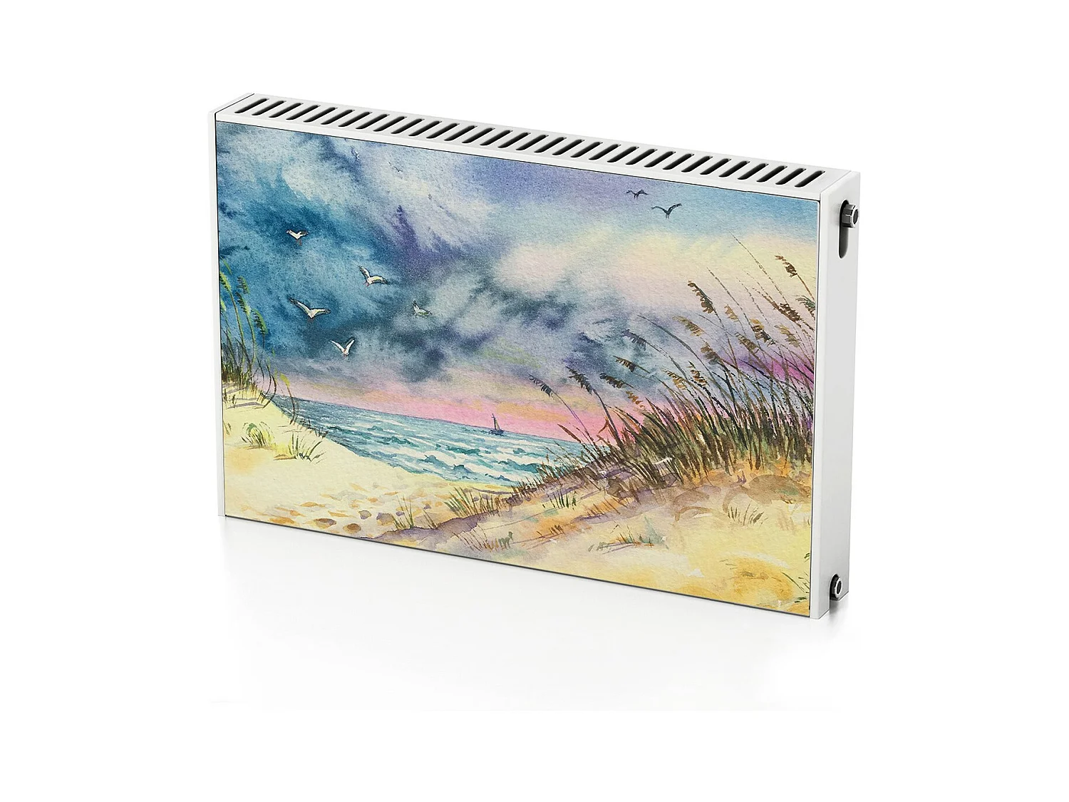 Magnetische mat voor een radiator - Strand 90 x 60 cm, Magneet voor een radiator