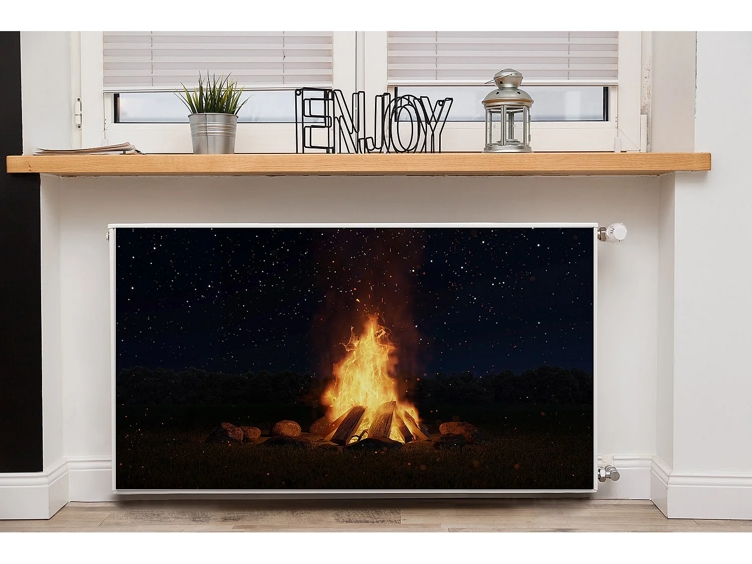 Magnetmatte für einen Heizkörper – Kamin 110 x 60 cm, Magnet für einen Heizkörper