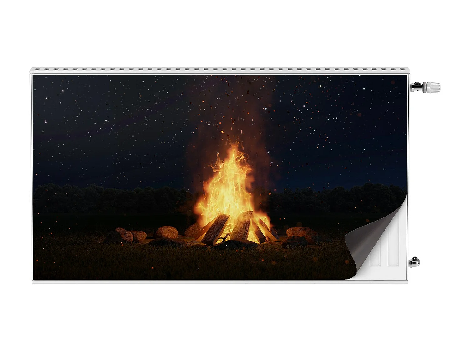 Magnetmatte für einen Heizkörper – Kamin 110 x 60 cm, Magnet für einen Heizkörper