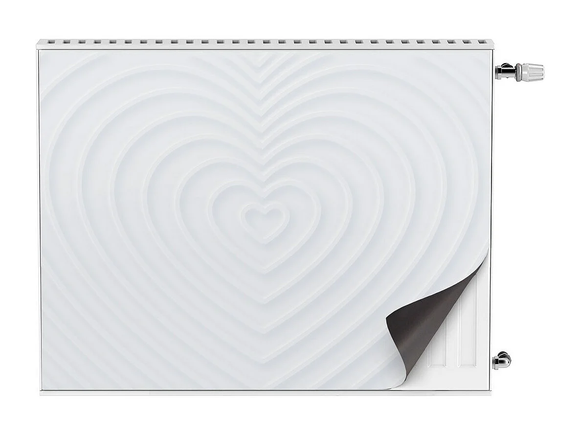 Magnetische Matte für Heizkörper - Herz - 80x60 cm
