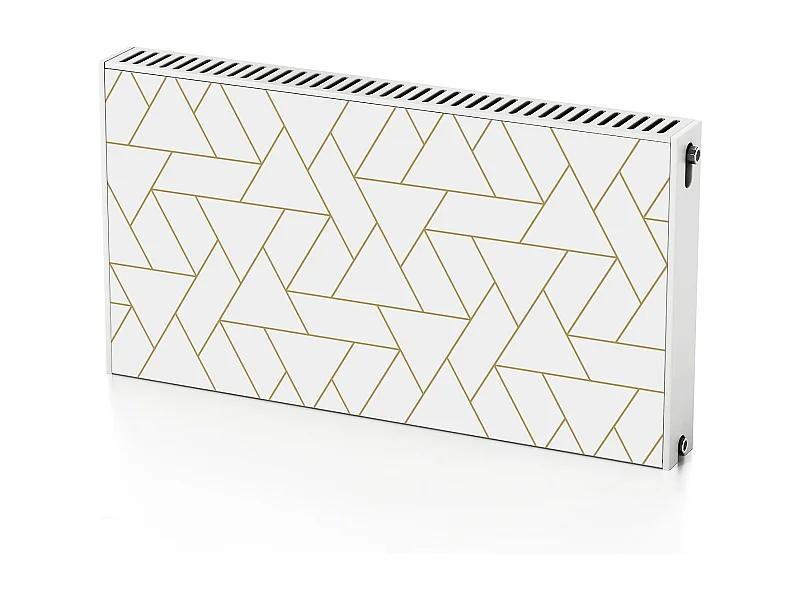Magnetische mat voor een radiator - Geometrische vorm 110 x 60 cm, Magneet voor een radiator