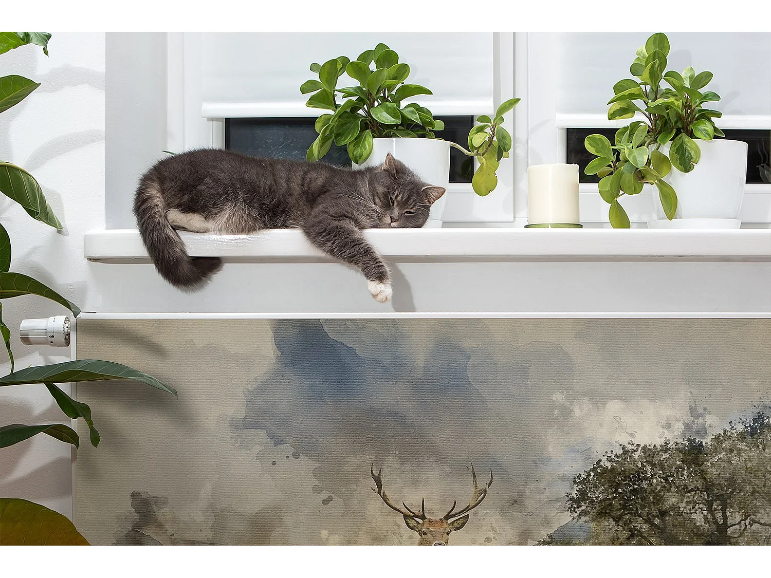 Magnetmatte für einen Heizkörper - Querformat 110 x 60 cm, Magnet für einen Heizkörper