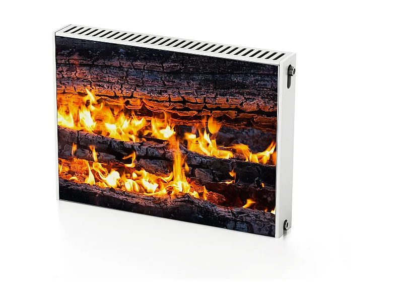 Magnetmatte für einen Heizkörper – Feuerholz 80 x 60 cm, Magnet für einen Heizkörper