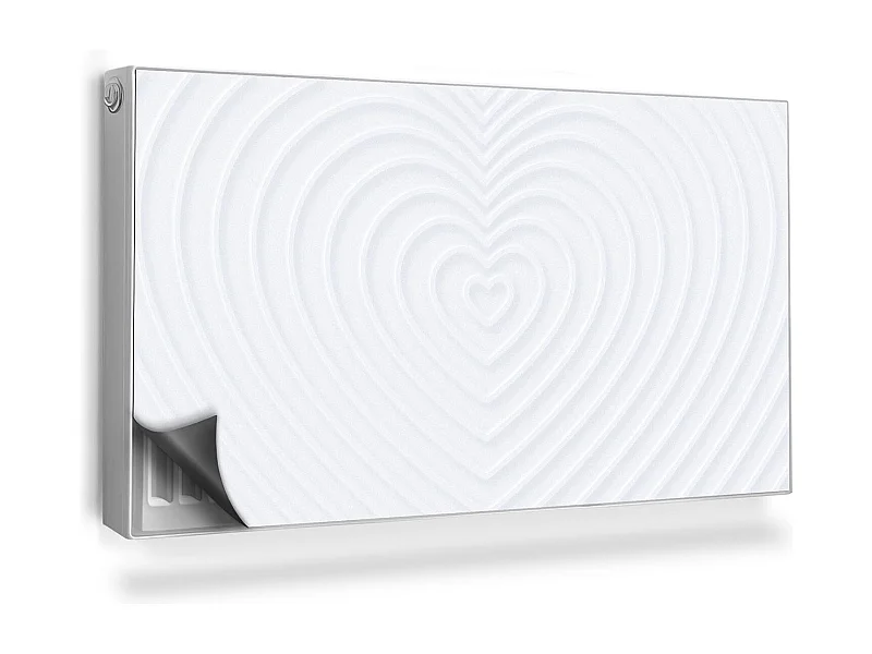 Magnetische Matte für Heizkörper - Herz - 110x60 cm