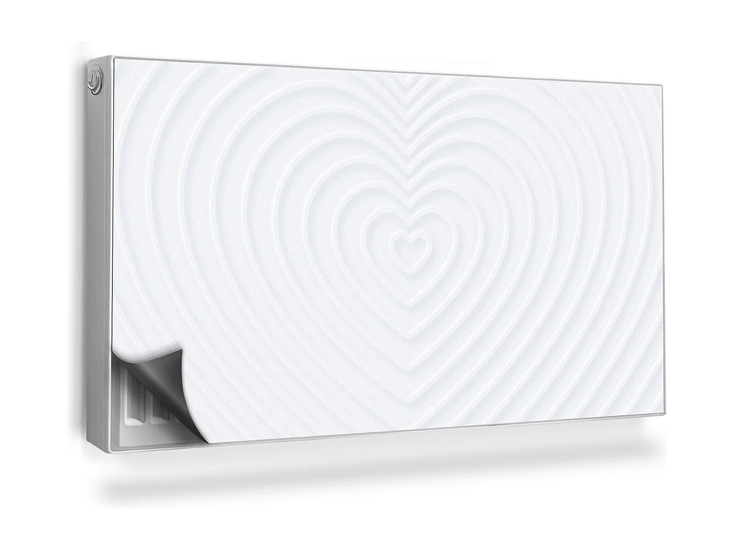 Magnetische Matte für Heizkörper - Herz - 110x60 cm